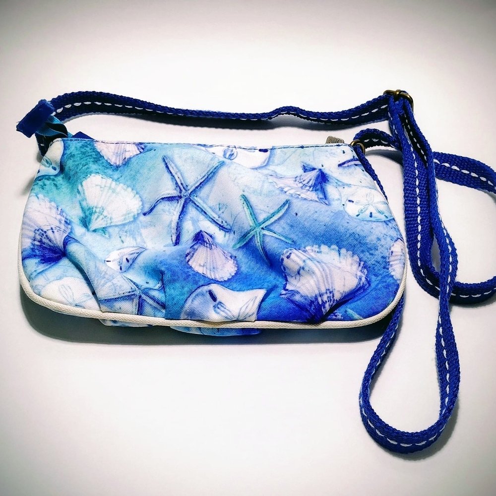 Crossbody Sun And Sand Ocean Sea Life Purse - Picture 3 of 4